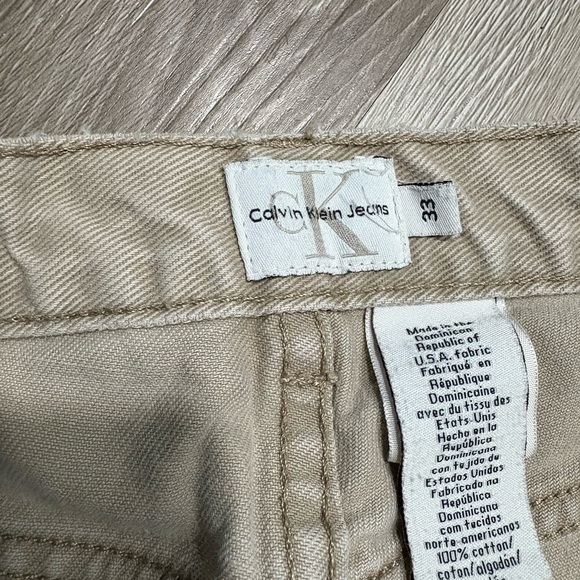 Calvin Klein Jeans Khaki Denim - Picture 3 of 8